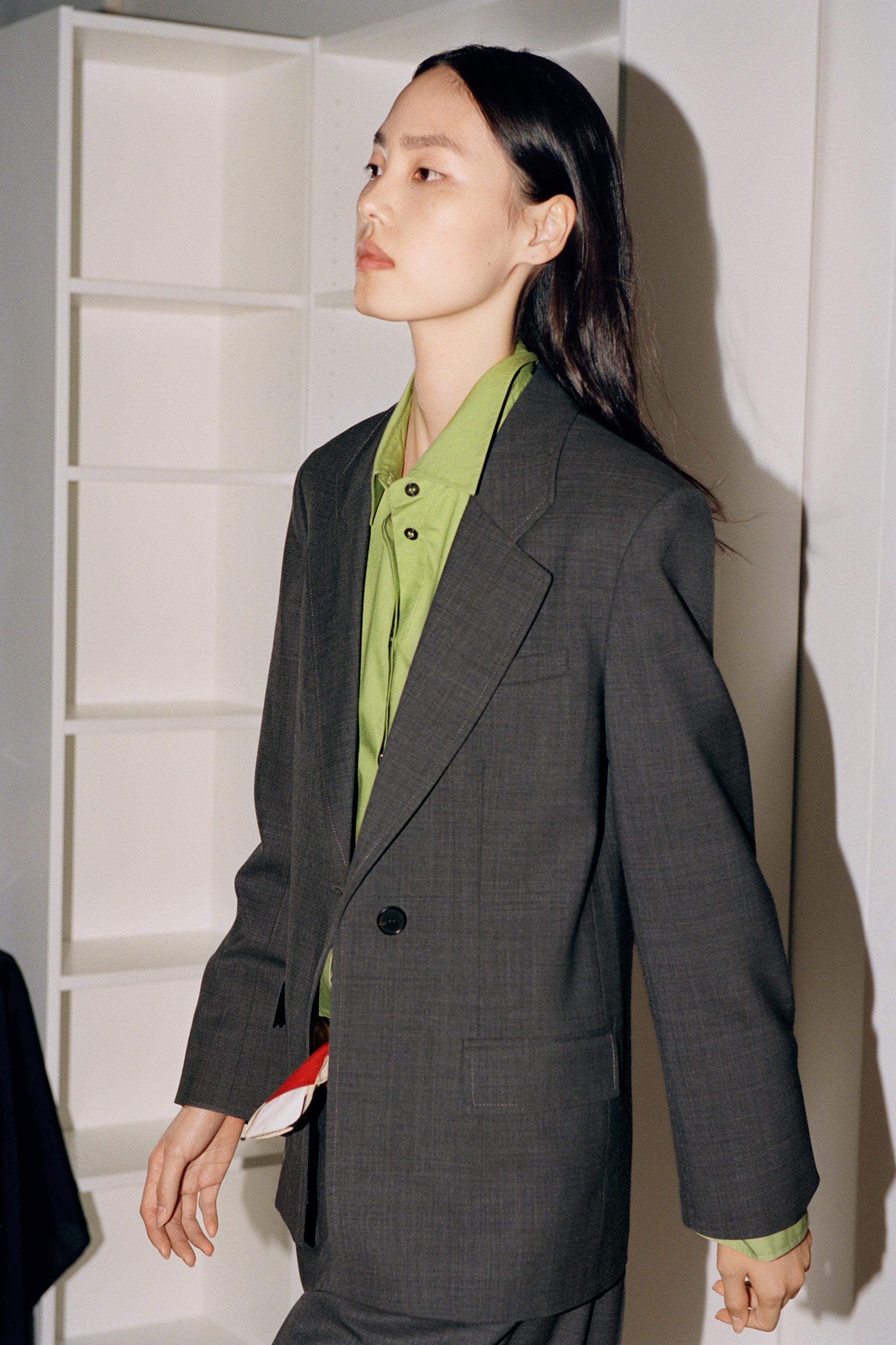 VESTE DROITE EN LAINE ZW COLLECTION